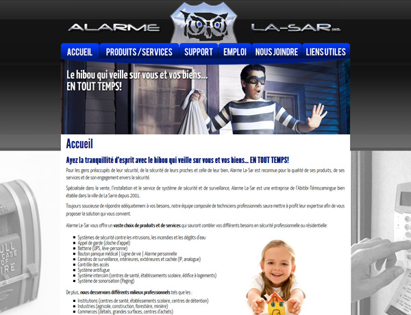 Site de Alarme La-Sar