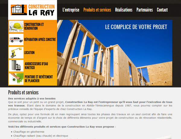 Site de Construction Laray