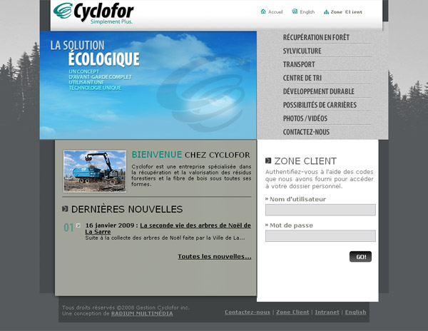 Site de Cyclofor