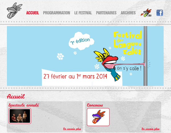 Site de Festival des langues sales