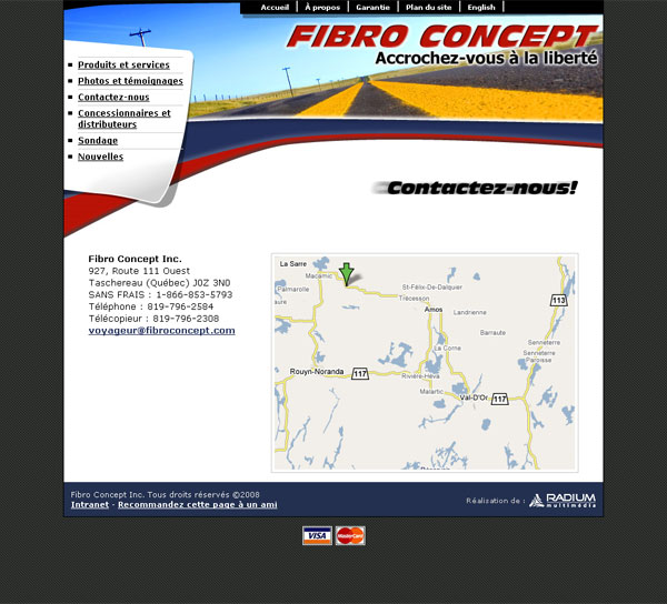 Site de Fibro Concept