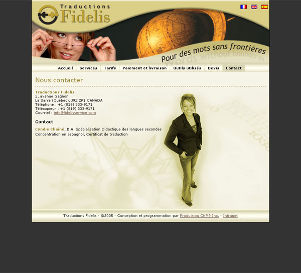 Site de Traductions Fidelis