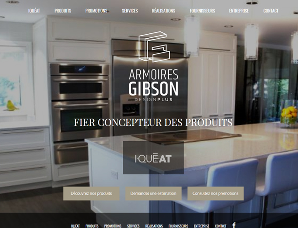 Site de Armoires Gibson