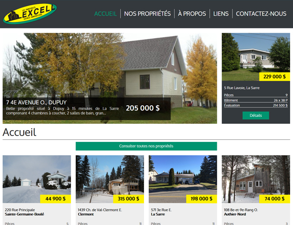 Site de Immeuble Excell