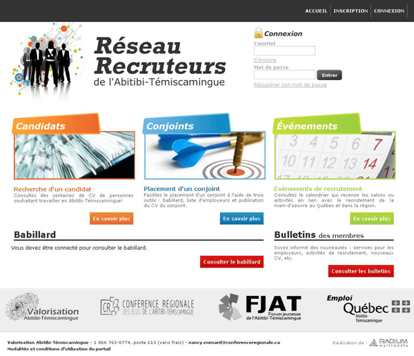 Site de Rseau Recruteurs de l'Abitibi-Tmiscamingue