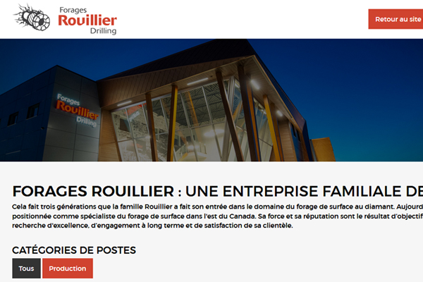 Site de Forages Rouillier