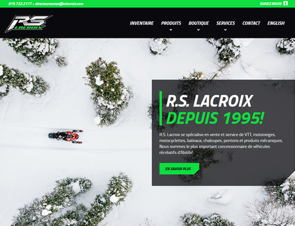 Site de RS Lacroix