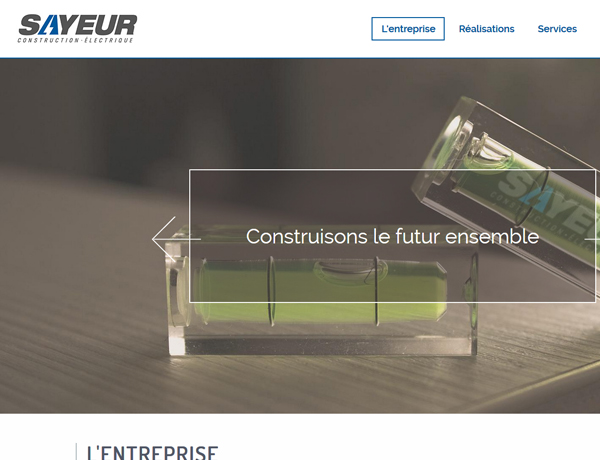 Site de Construction Sayeur