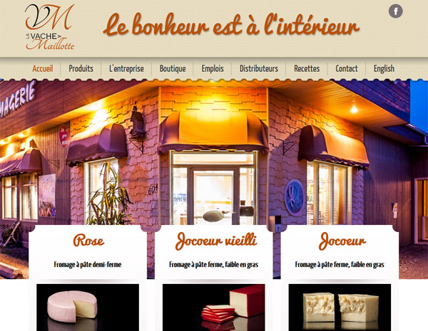 Site de Fromagerie la Vache  Maillotte