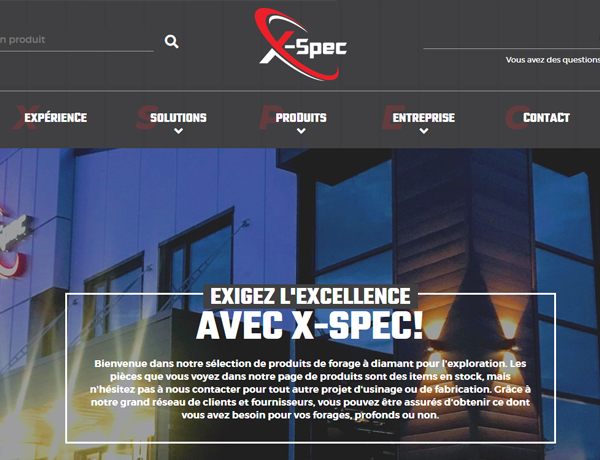 Site de Usinage Xspec